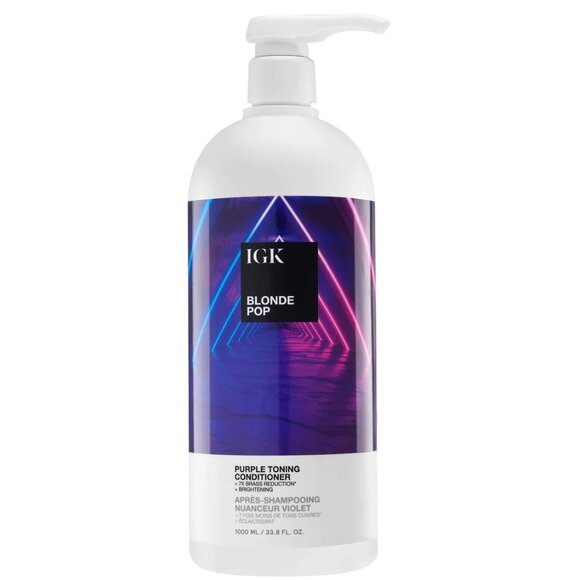 IGK Blonde POP | 1 Litre | Conditioner | 33.4 FL OZ | Amazing Amazing Product - Picture 1 of 4